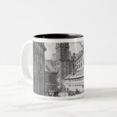 イエズス会士の新しい観測所の眺め ツートーンマグカップ (正面左)