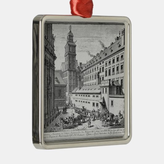 イエズス会士の新しい観測所の眺め メタルオーナメント (右)