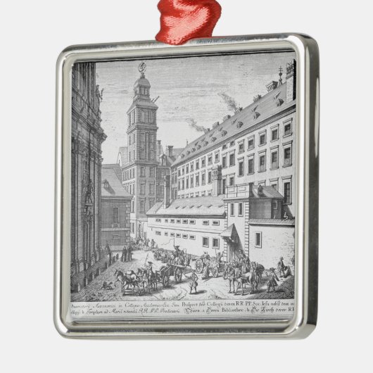 イエズス会士の新しい観測所の眺め メタルオーナメント (左)