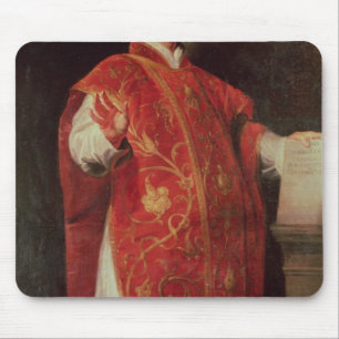 イエズス会士のLoyolaの創設者のSt Ignatius マウスパッド