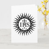 (イエズス会士)ロゴイエズス会 カード (黄色い花)