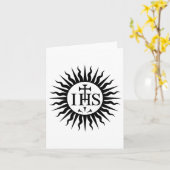 (イエズス会士)ロゴイエズス会 カード (黄色い花)