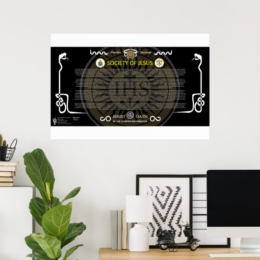 イエズス会 – イエズス会の血誓い ポスター (ホームオフィス)