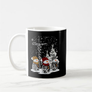 イエズス信仰ホープラブ雪だるまおもしろいクリスマス コーヒーマグカップ
