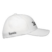 イエズス刺繍帽子、基本的なフレックスフィットウールキャップ 刺繍入りキャップ (右)