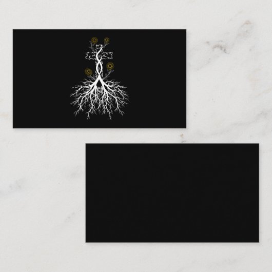 イエズス十字根ひまわり信仰宗教 名刺 (正面/裏面)