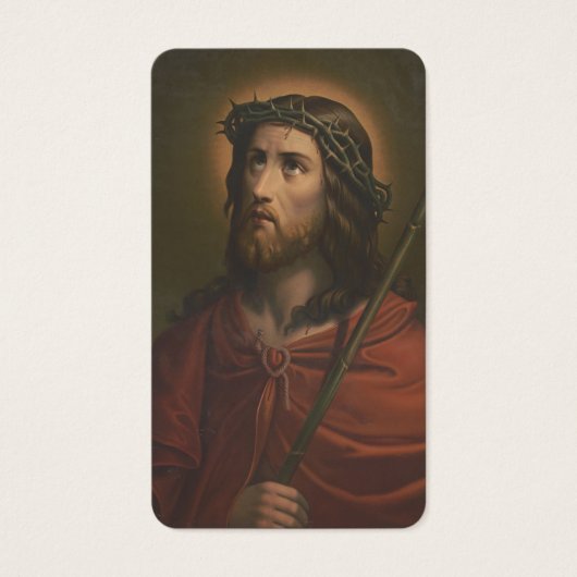 イエズス宗教葬儀祈りの言葉メモリアルカード (正面)