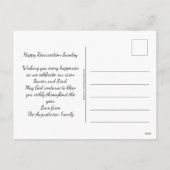 イエズス復活ハッピーイースターカスタマイズ シーズンポストカード (裏面)