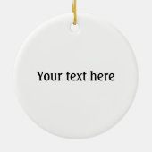 イエズス愛あなたハート肯定オーナメント セラミックオーナメント (裏面)