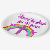 イエズス愛90誕生日 ペーパープレート (アングル)