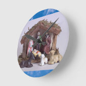 イエズス時計 ラウンド壁時計 (傾斜)