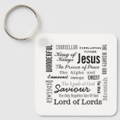 イエズス書の文字 キーホルダー (正面)