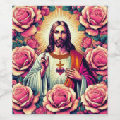 イエズス花ワインラベル！ ワインラベル (シングルラベル)