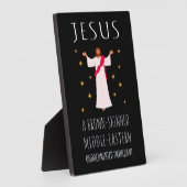 イエズス茶色の肌のドキュメント化されていない移民I フォトプラーク (側面)