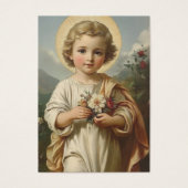 イエズス葬儀記念祈りの言葉ホリーカード (正面)