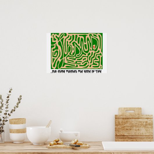 イエズス迷路 ポスター (キッチン)