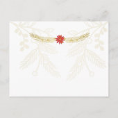 イエズス降臨暦カレンダカバーの名前 ポストカード (裏面)