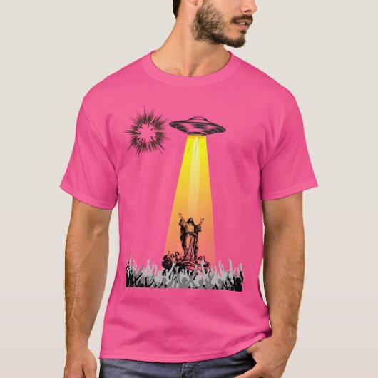 イエズス・アズ・アン・エイリアン Tシャツ (正面)