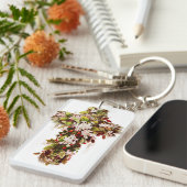 イエズス・イースター日曜日の開花十字架 キーホルダー (正面右)