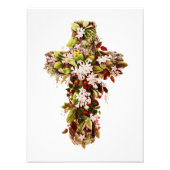 イエズス・イースター日曜日の開花十字架 フォトプリント            (正面)