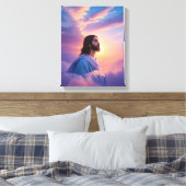 イエズス・オン・スカイの芸術 | God Stretted Canvas Print キャンバスプリント (インサイチュ (寝室))