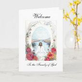 イエズス・オーバルへようこそ カード (黄色い花)