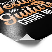 イエズス&ギタース音楽プレーヤーミュージシャンギタリスト フォトプリント            (角)