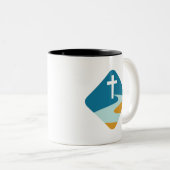 イエズス・クロス・オン・ア・リバー・マグ ツートーンマグカップ (正面右)