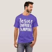 イエズス・コーヒーとキャンプ Tシャツ (正面フル)