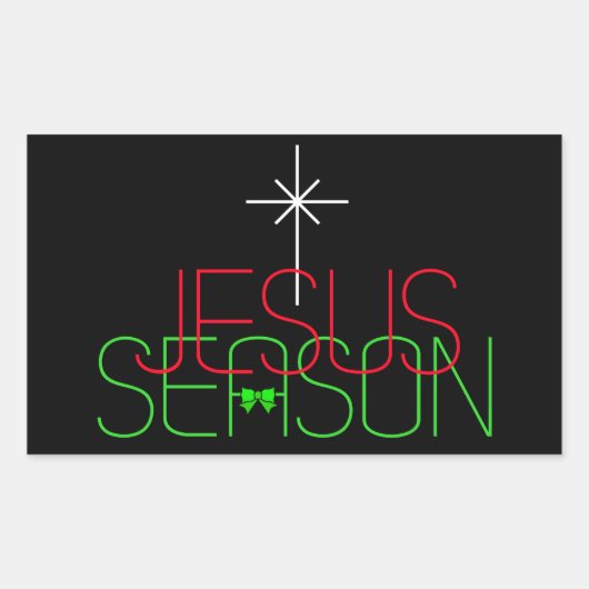 イエズス・シーズン 長方形シール (正面)