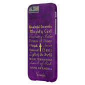 イエズス・パープルの電話ケースの名前 Case-Mate iPhoneケース (裏面左)