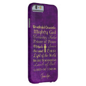 イエズス・パープルの電話ケースの名前 Case-Mate iPhoneケース (裏面/右)