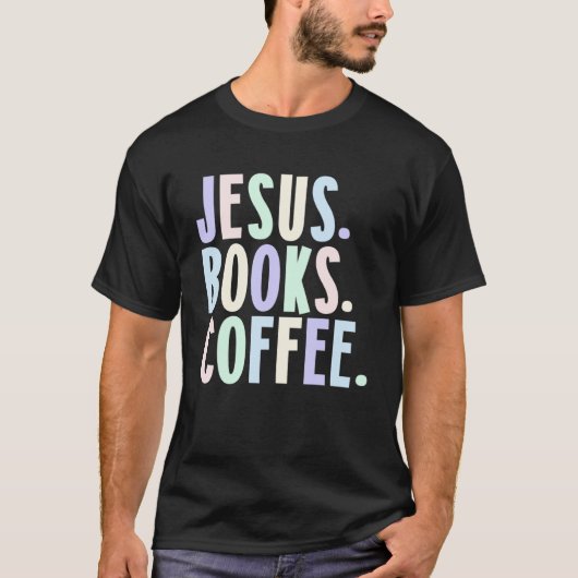 イエズス・ブックス・コーヒー Tシャツ (正面)