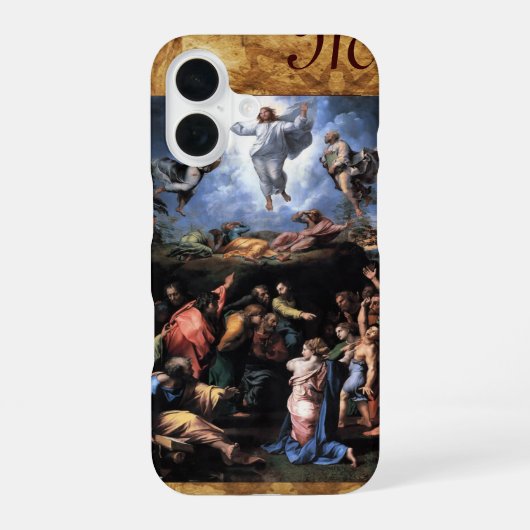 イエズス・モノグラムの変容 iPhone 16ケース (裏面)