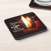 イエズス・ライト・オブ・ザ・ワールド、クリスマス・キャンドル コースター (左側)