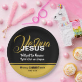 イエズス・リーズン・シーズン・クリスチャン・聖なる書物、 経典・クリスマス ペーパープレート (パーティー)