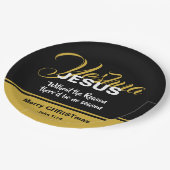 イエズス・リーズン・シーズン・クリスチャン・聖なる書物、 経典・クリスマス ペーパープレート (アングル)