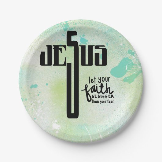 イエズス・ワード・アート ペーパープレート (正面)