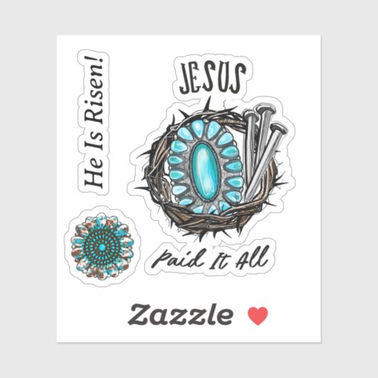 イエズズスはそれをすべて支払った3爪、 ネイルトーン シール (シート)