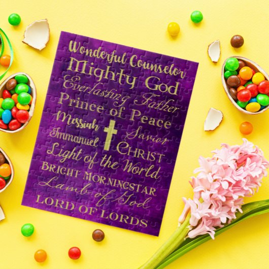 イエズパープルパズルの名前 ジグソーパズル