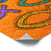 イエズフィッシュデザイン ポスター (角)