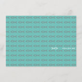 イエズフィッシュ文字ビジターカード エンクロージャーカード (正面)