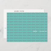 イエズフィッシュ文字ビジターカード エンクロージャーカード (正面/裏面)