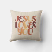 イエズラブスクリスチャンタイポグラフィデザイン クッション (裏面)