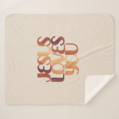 イエズラブスクリスチャンタイポグラフィデザイン シェルパブランケット (正面(横))