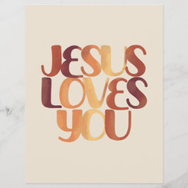 イエズラブスクリスチャンタイポグラフィデザイン チラシ