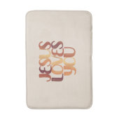 イエズラブスクリスチャンタイポグラフィデザイン バスマット (正面縦)