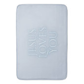 イエズラブスクリスチャンタイポグラフィデザイン バスマット (正面縦)