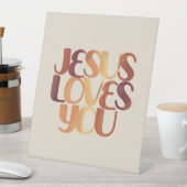 イエズラブスクリスチャンタイポグラフィデザイン 台座サイン (インサイチュ)