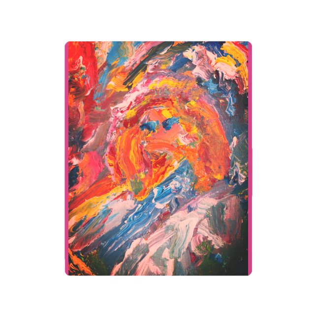 イエズラブマグネットジグソーパズル メタルプリント (正面)